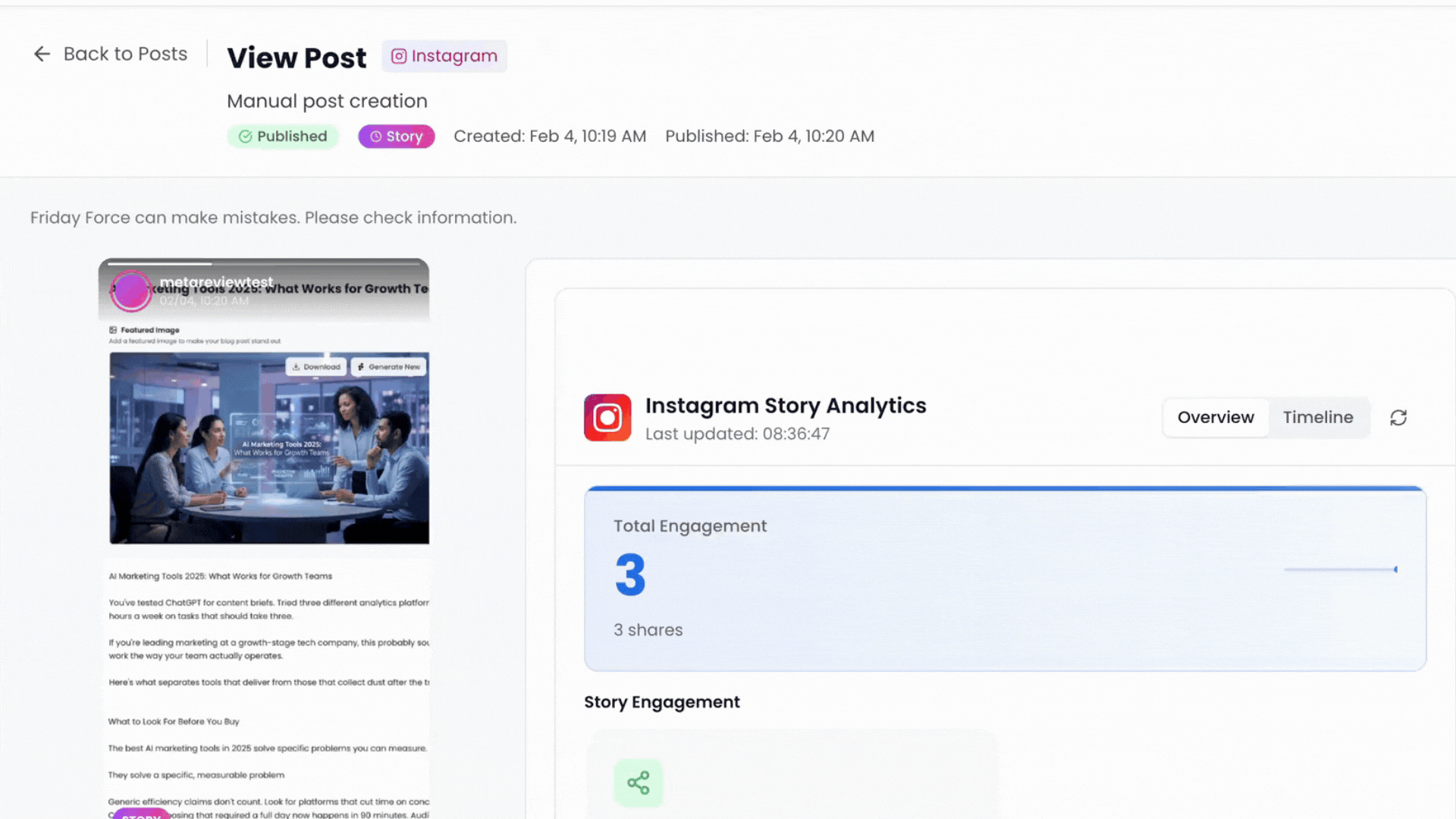 5. Track Story Performance